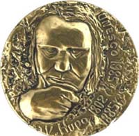 Victor Hugo Medal Front