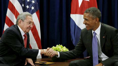 Castro and Obama